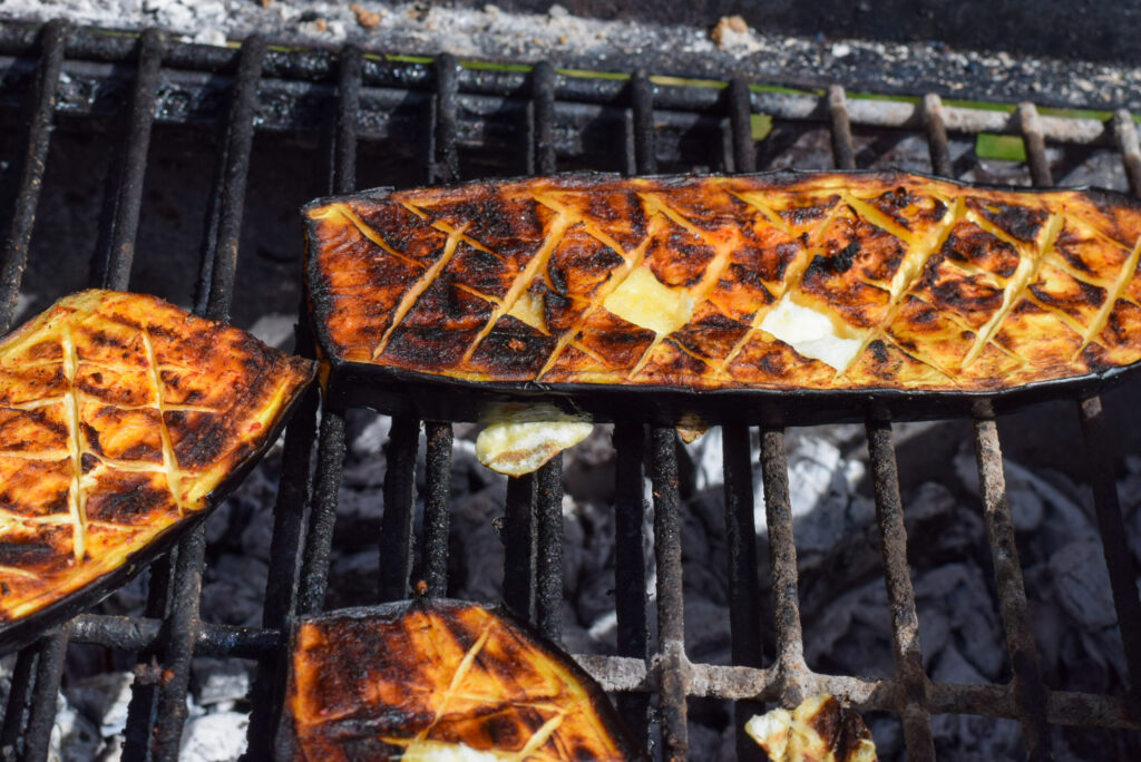 баклажаны на гриле