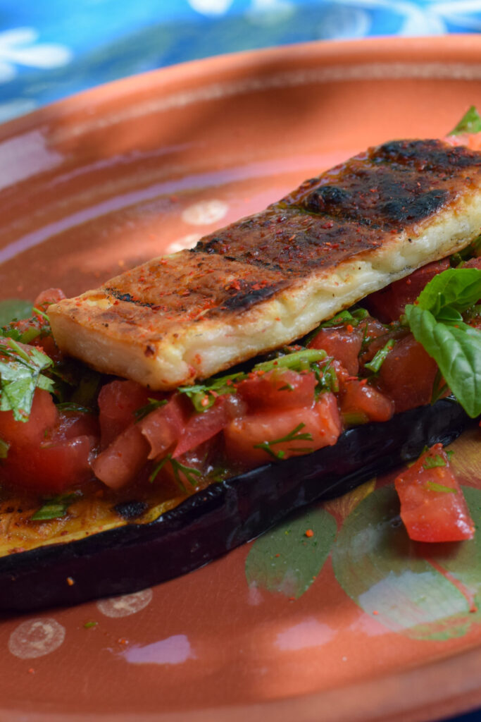 Гриль из баклажанов