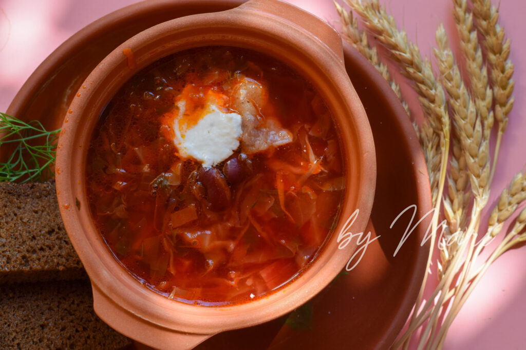 Тарелка борща 