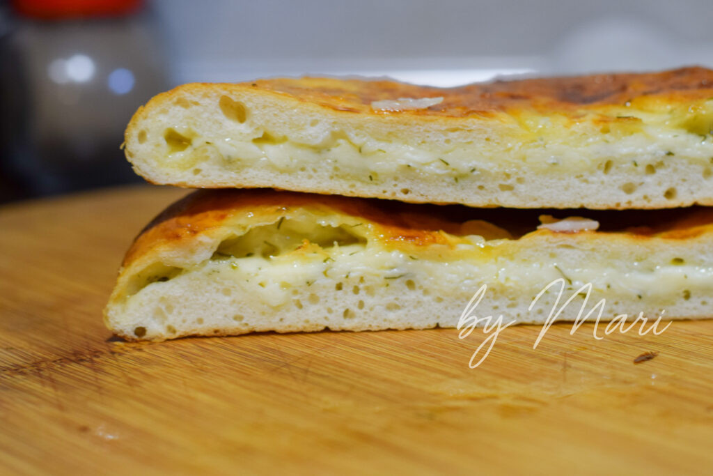 разрез лепешки