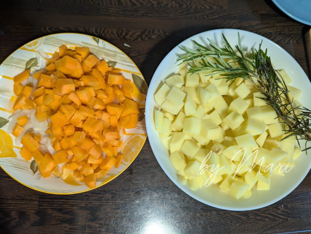 режем овощи