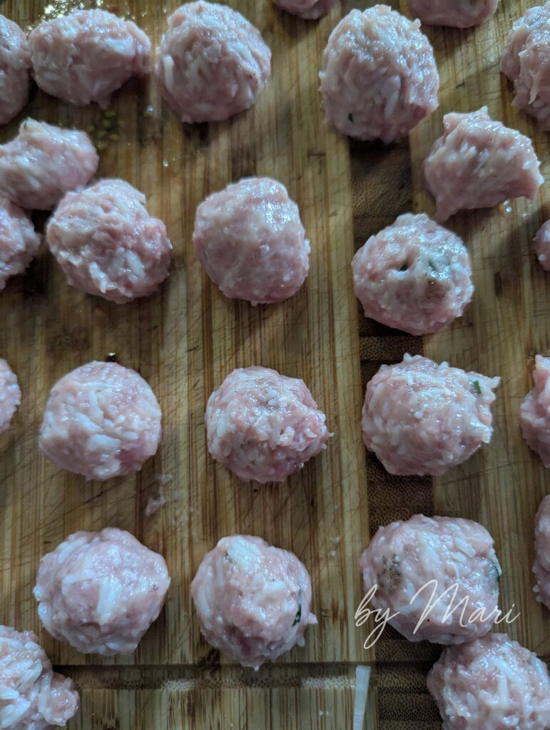 суп с фрикадельками