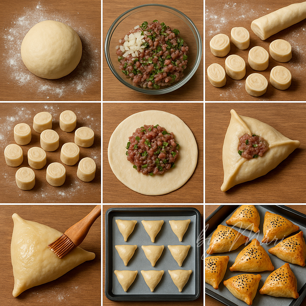 самса пошаговый рецекпт