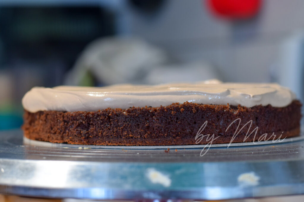 процесс шоколадный торт