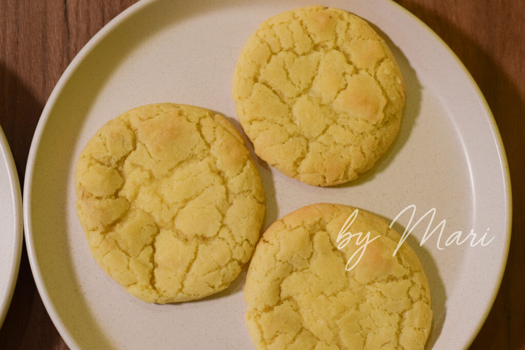 Домашнее печенье с эффектом кракле, ванильное