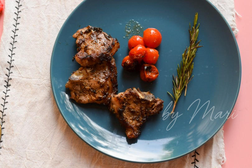 баранина на тарелки