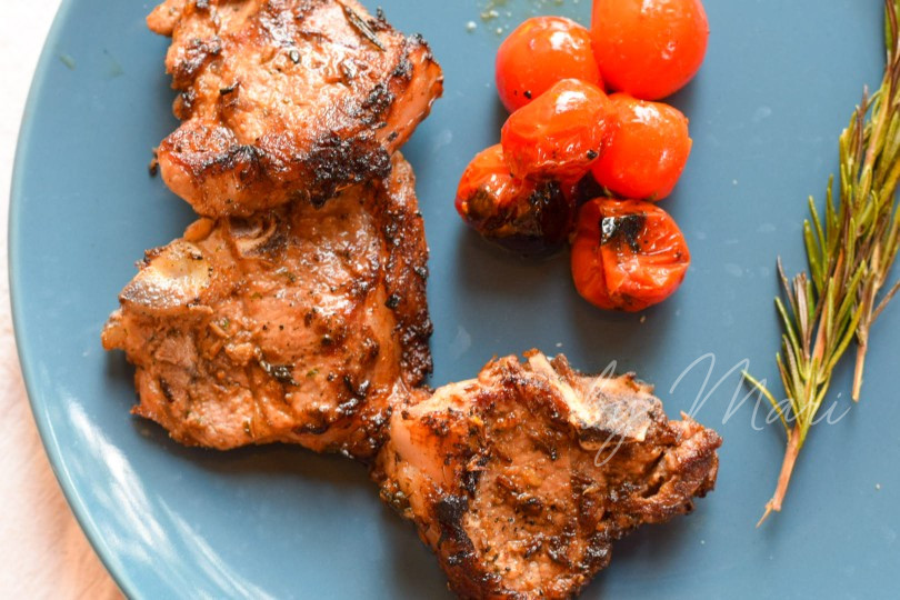 баранина с томатами