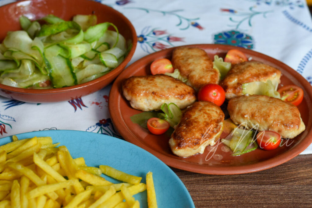 котлеты и картошка
