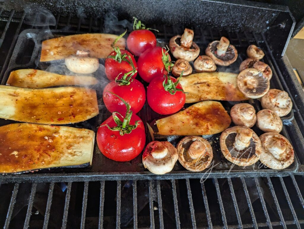 овощи на гриле