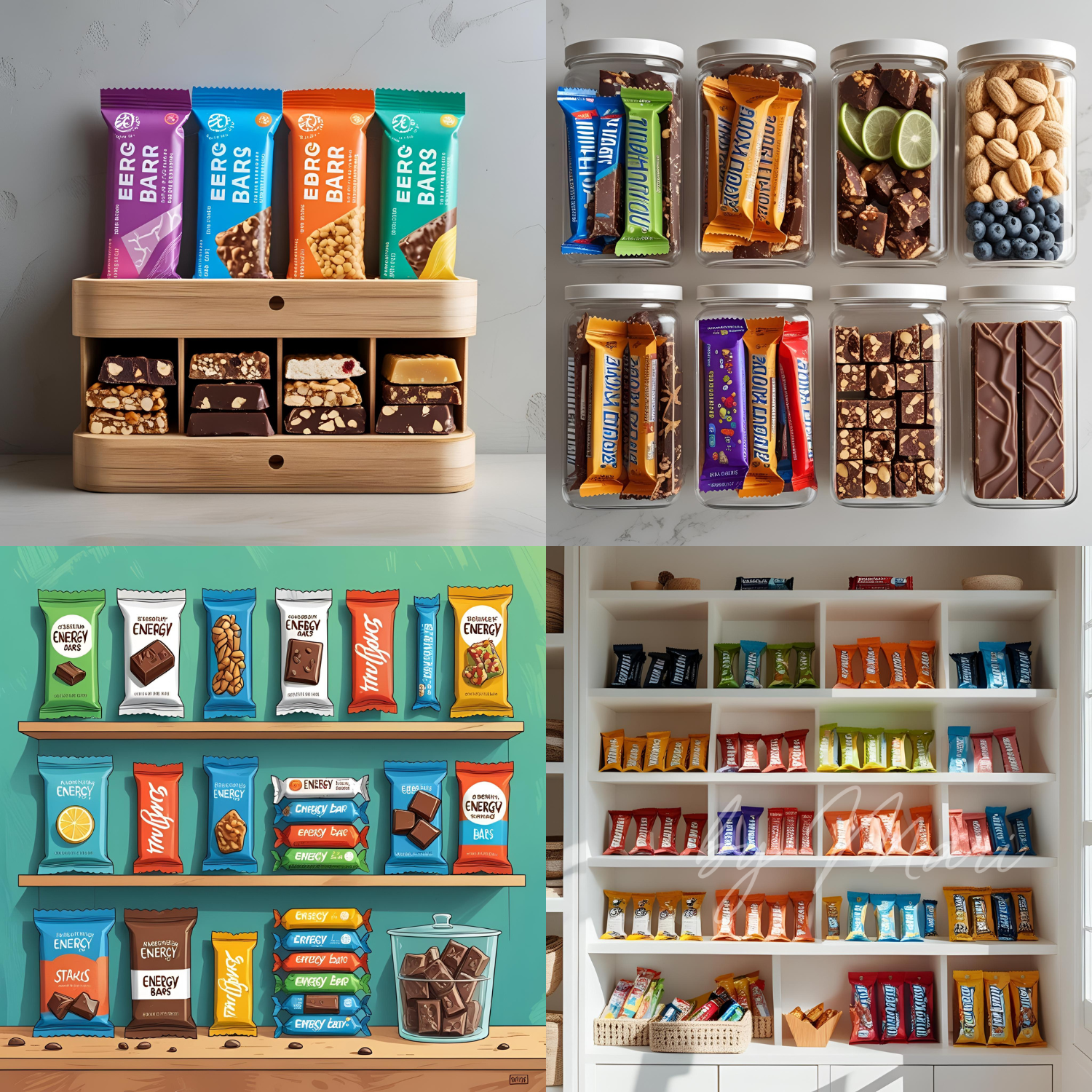 10 креативных идей для хранения энергетических и детских батончиков