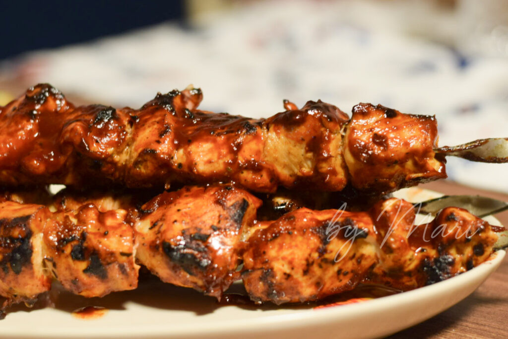 куриное филе шашлык с соусом