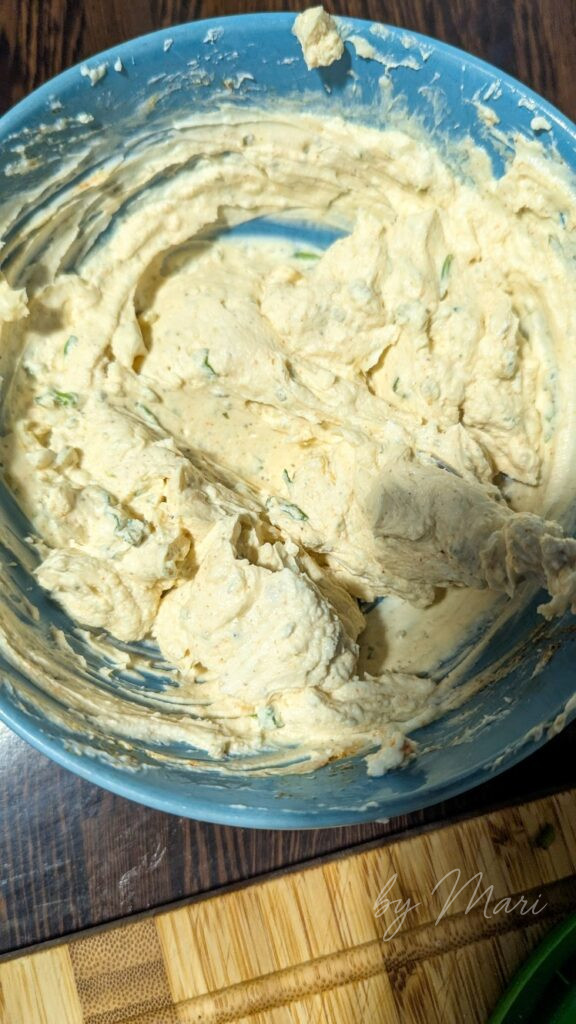 творожный сыр с зеленью для фаршировки