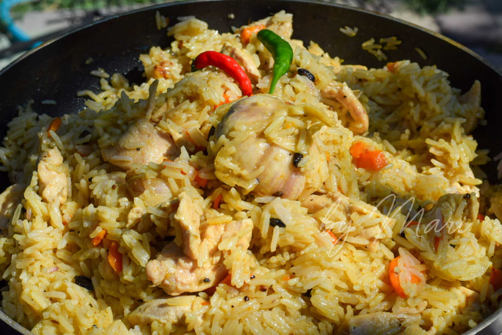 плов из куриного филе