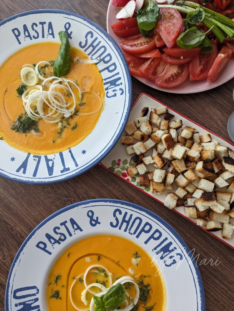 Крем-суп из тыквы с имбирем