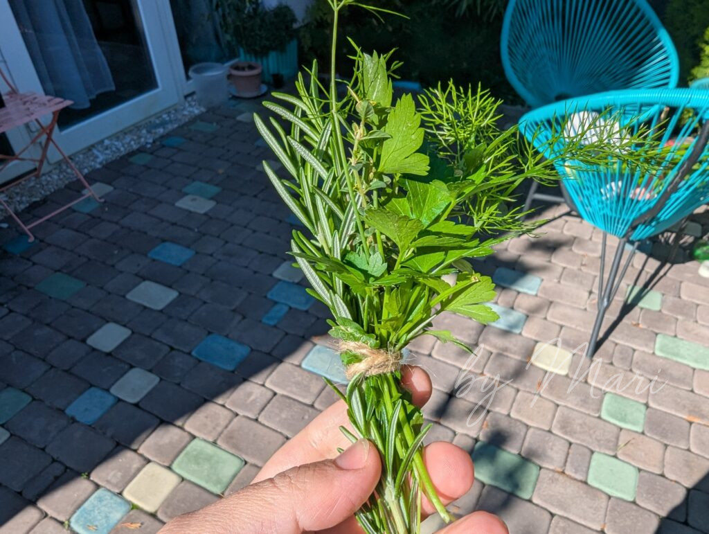 зелень с огорода