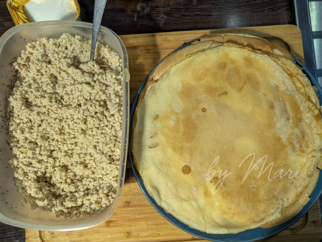 мясная начинка для блинов