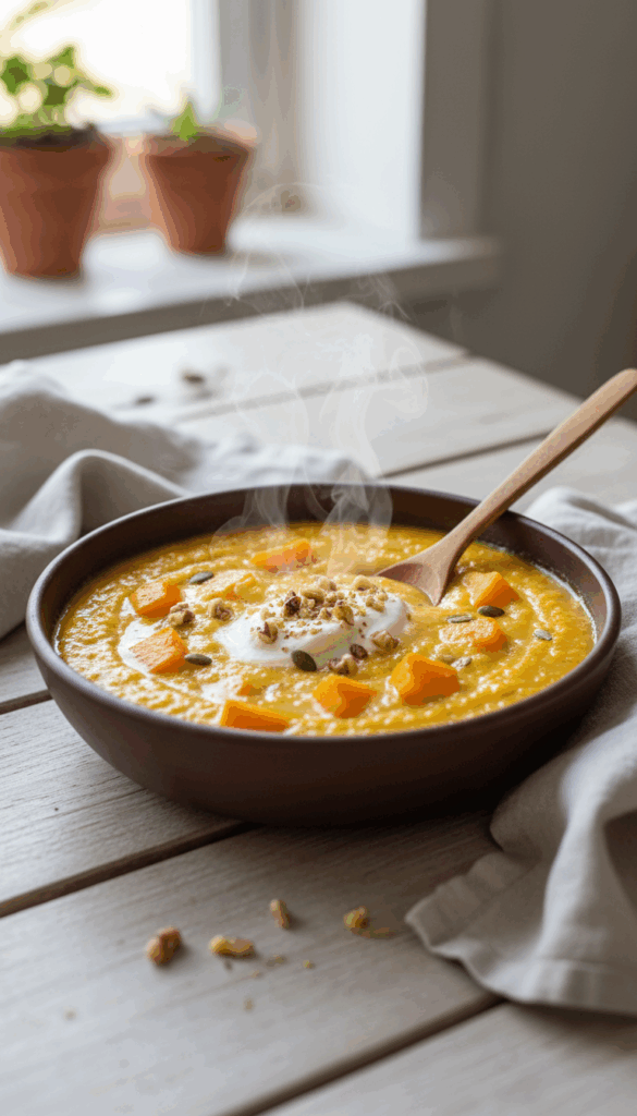 каша с тыквой