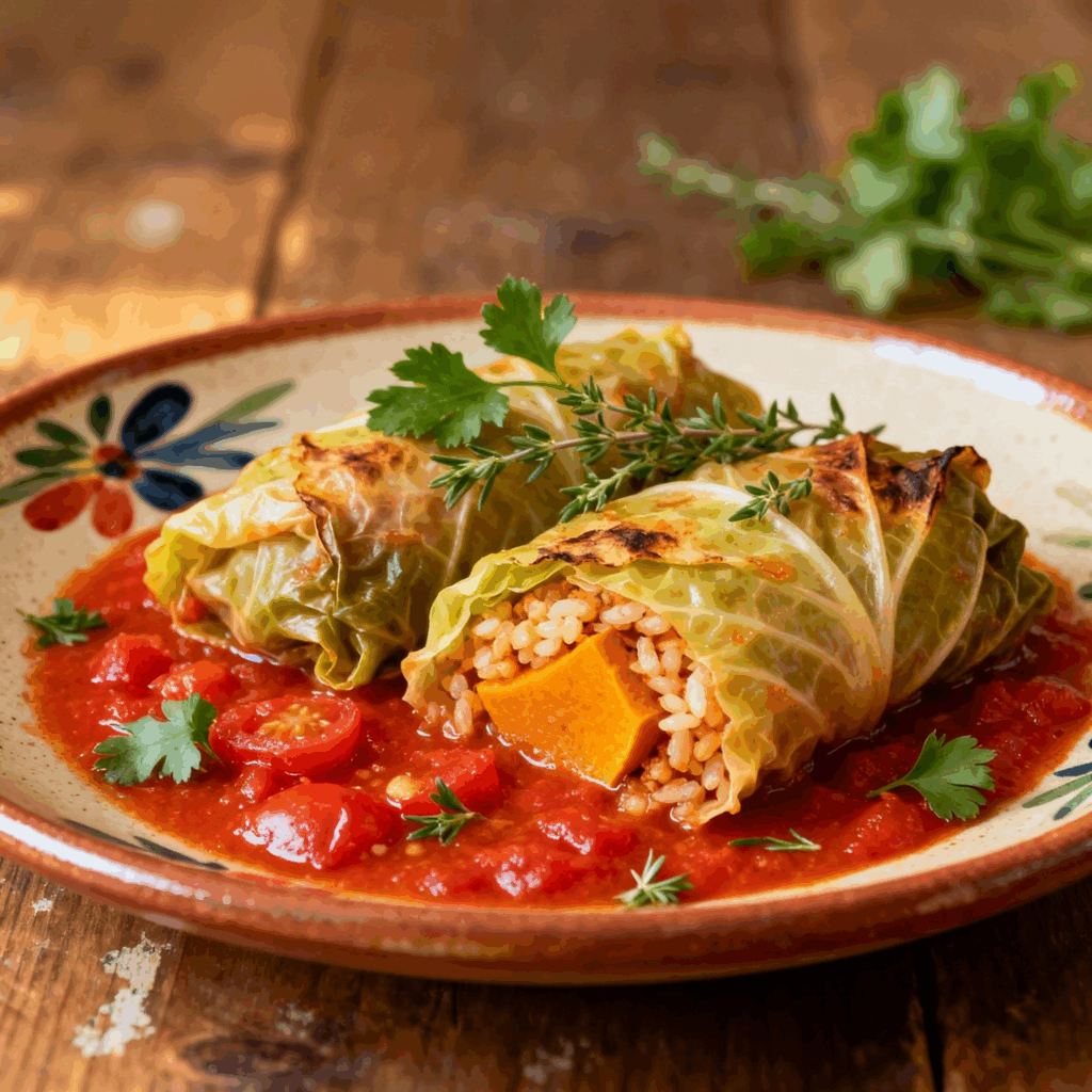 голубцы с тыквой
