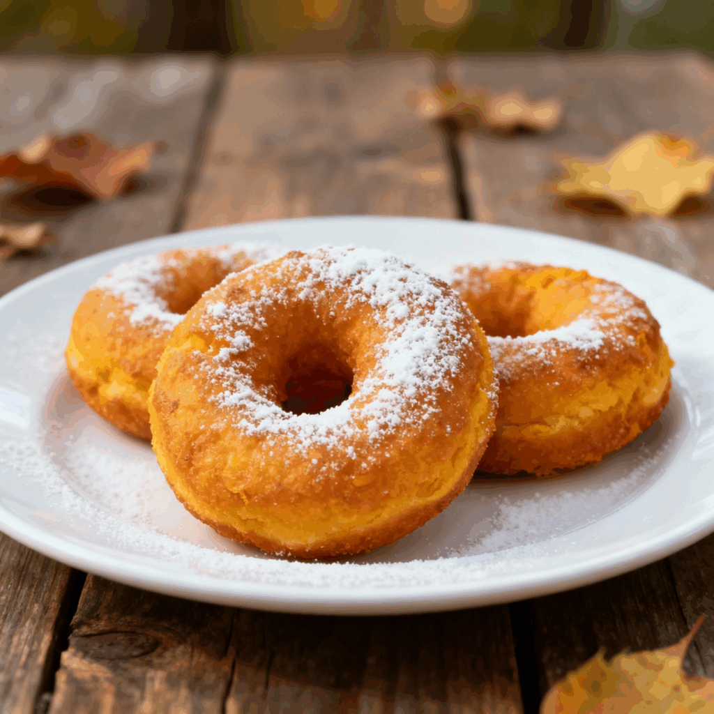 пончики из тыквы